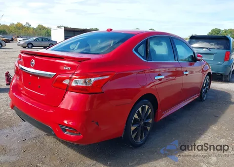 2017 Nissan Sentra Sr z USA, uszkodzony, nr VIN 3N1AB7AP4HY281498